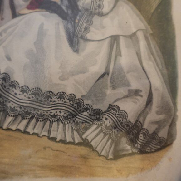 Leroy Imp Paris Oval Framed Print La Mode Illustree Bureaux Du Journal * - Picture 10 of 14